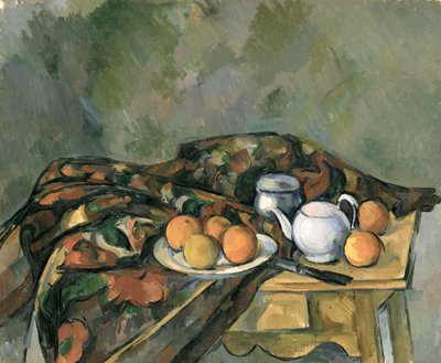 Still Life with a Teapot by Paul Cézanne