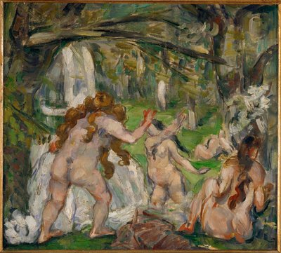 Three Bathers by Paul Cezanne