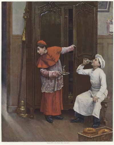 Two Young Boys Wearing Costumes by Paul Charles Chocarne Moreau