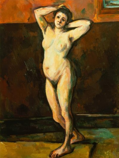 Standing Nude Woman by Paul Cézanne