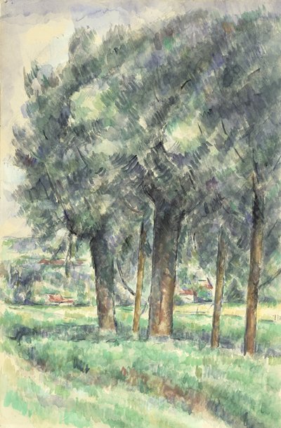 Group of Trees by Paul Cézanne