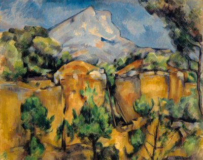 The Montagne Sainte-Victoire, View from Bibémus by Paul Cézanne