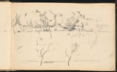 Landscape with Trees by Paul Cézanne