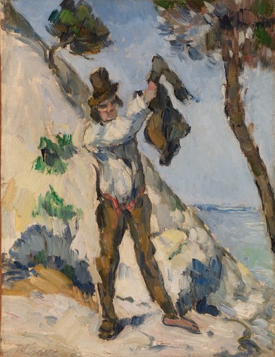 Man with a Jacket by Paul Cézanne