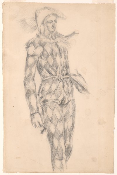 Study of a Harlequin by Paul Cézanne