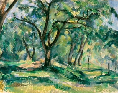 The Forest by Paul Cézanne