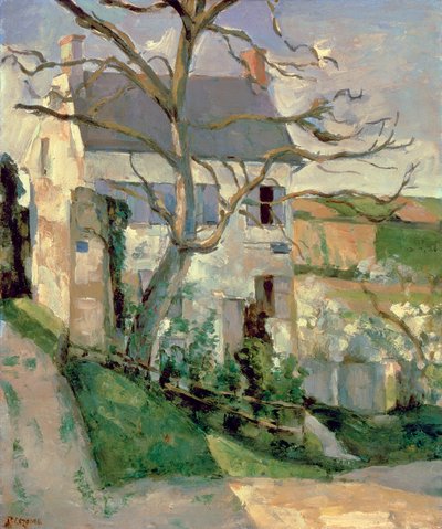 The House and the Tree by Paul Cézanne