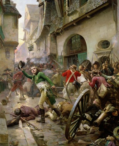 Henri de La Rochejaquelein at the Battle of Cholet, 17th October 1793 by Paul Émile Boutigny