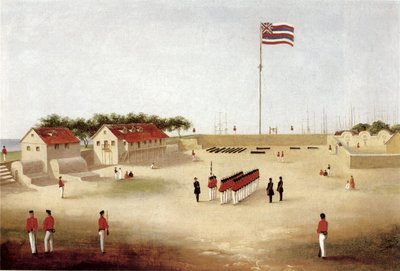View of the Honolulu Fort by Paul Emmert