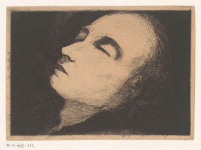 Portrait of Vincent van Gogh on His Deathbed by Paul Ferdinand Gachet