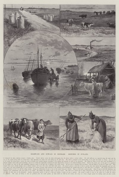 Highways and Byways in Denmark, Sketches in Jutland by Paul Frenzeny