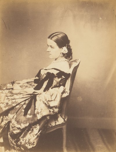 Portrait of a Woman Seated in Profile by Paul Gaillard