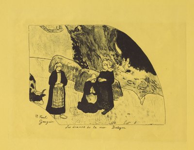 Dramas of the Sea: Brittany by Paul Gauguin
