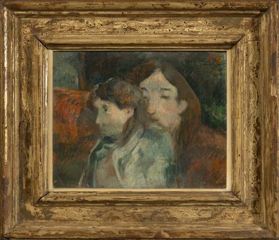 Figures in an Interior [formerly: Artistic Vision OR Vision of the Artist: Self-Portrait with Son] by Paul Gauguin