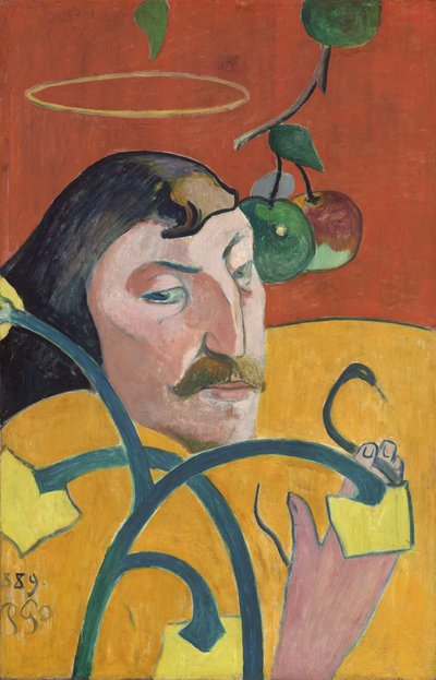 Self-Portrait with Halo by Paul Gauguin