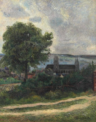 Rouen, Saint-Ouen Church by Paul Gauguin