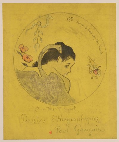 Leda: Plate Design by Paul Gauguin