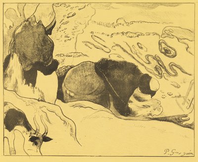 The Laundresses by Paul Gauguin