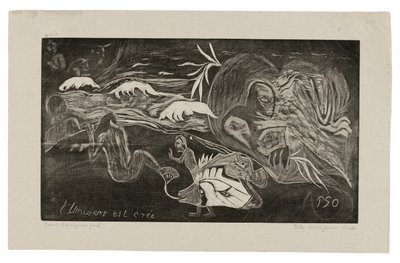 The Universe Is Being Created, from the Noa Noa Suite by Paul Gauguin