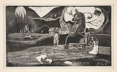 Maruru; Merci - An Offering of Gratitude by Paul Gauguin