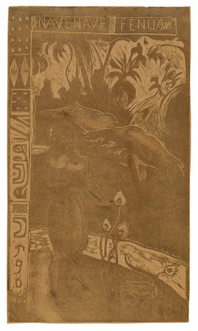 Nave nave fenua (Delightful Land), from the Noa Noa Suite by Paul Gauguin