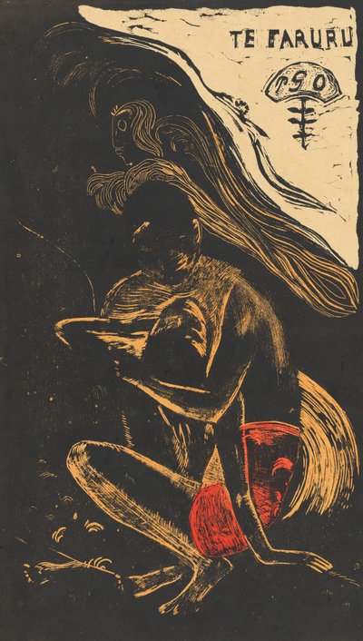 Te Faruru They are Making Love Here by Paul Gauguin