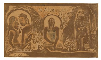 The God, from the Noa Noa Suite by Paul Gauguin