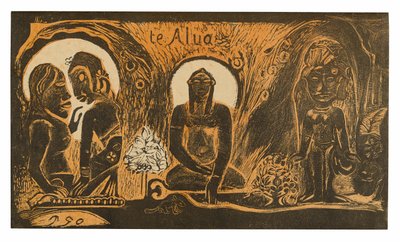 The God, from the Noa Noa Suite by Paul Gauguin