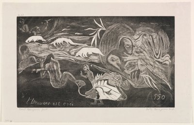The Creation of the Universe, from the series “Noa Noa” by Paul Gauguin