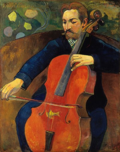 The Cellist by Paul Gauguin