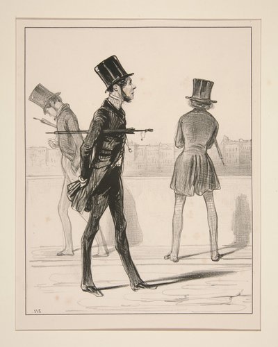 (To the First Gentleman) "Wait for Me Tonight..." by Paul Gavarni