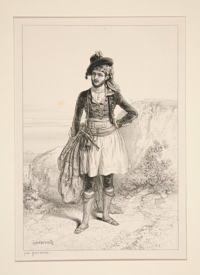 (Spanish Smuggler) by Paul Gavarni