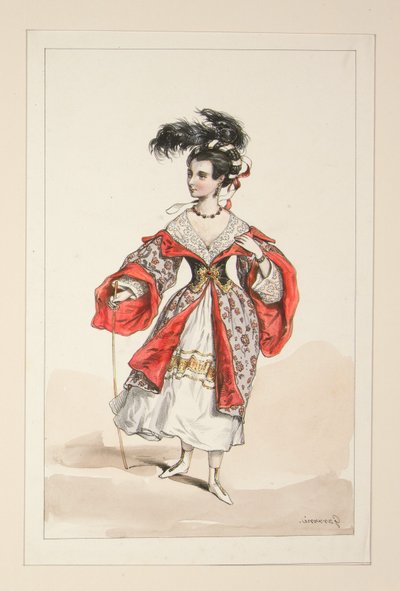 (PERI. Tunic and Silk Dress, ...) by Paul Gavarni
