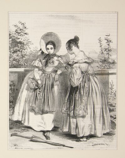 To Madame Hippolite... by Paul Gavarni