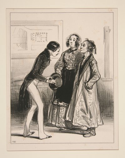 Ah! That is the young man you told me about... by Paul Gavarni