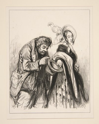 Sensitive and Charitable Soul, Beware of the Wicked... by Paul Gavarni