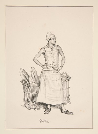 BOULANGER. Baker. by Paul Gavarni