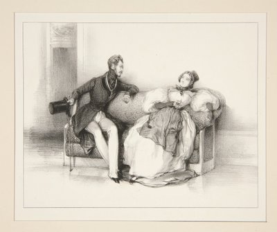Conversation by Paul Gavarni