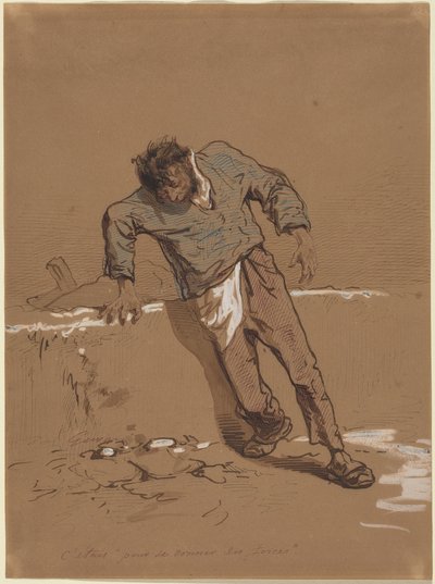 It Was "To Give Strength" by Paul Gavarni