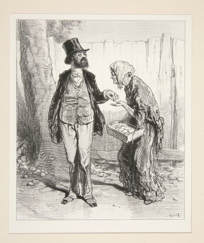Charitable Sir, May God Protect Your Sons from My Daughters! by Paul Gavarni