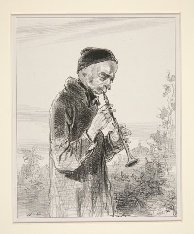 Clarinet by Paul Gavarni