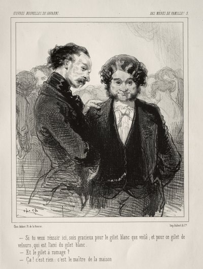 Des Mères de Famille! by Paul Gavarni