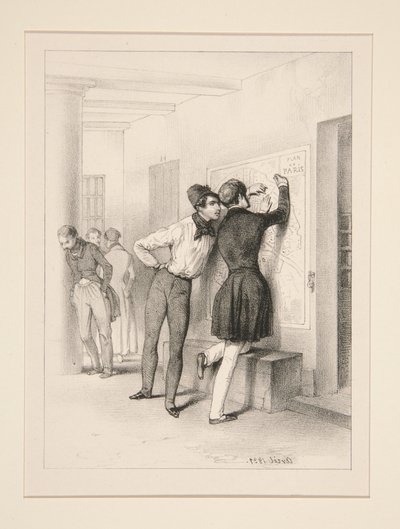 Detained for Debts by Paul Gavarni