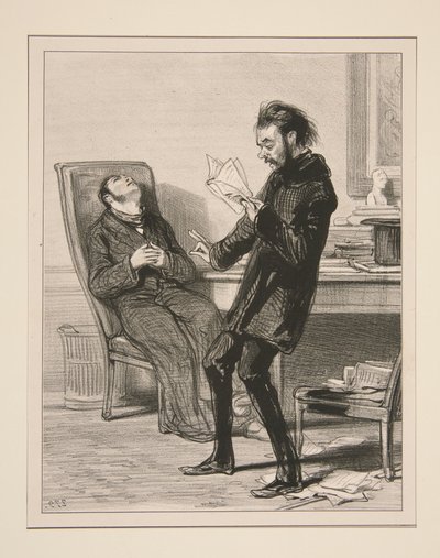 Drama in Five Acts, At Home, With Prologue and Epilogue by Paul Gavarni