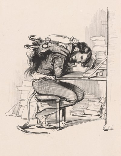 Emile Forgues, Old-Nick by Paul Gavarni