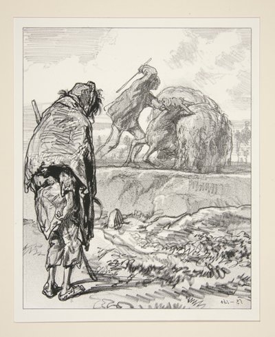 You Should See Mr. Michel Paying Wages to His Servant by Paul Gavarni