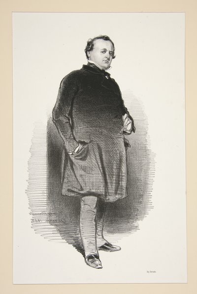 Henri Monnier by Paul Gavarni