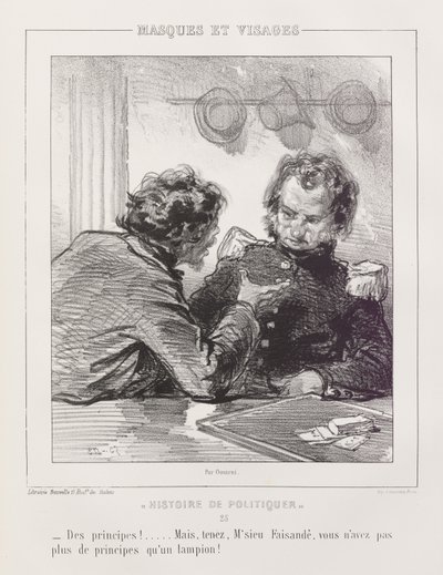 History of Politicking by Paul Gavarni