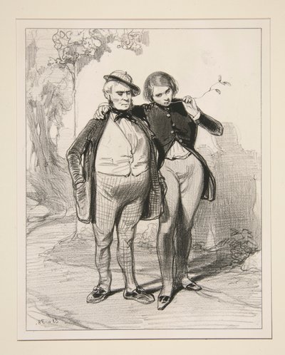 I Have Not Kept the Fifty Francs You Owe Me for Six Months by Paul Gavarni
