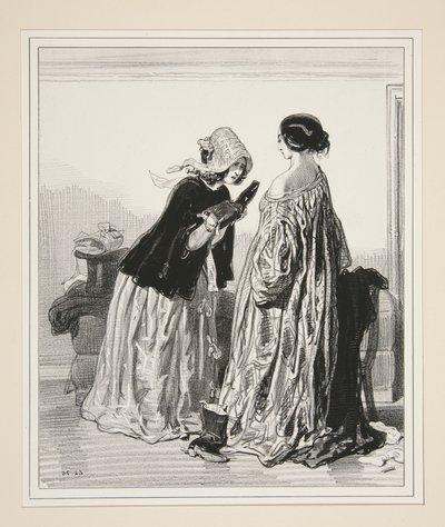 ...I Tell You, It Is Not Your General, Who Has Feet to Sleep Standing Up... by Paul Gavarni